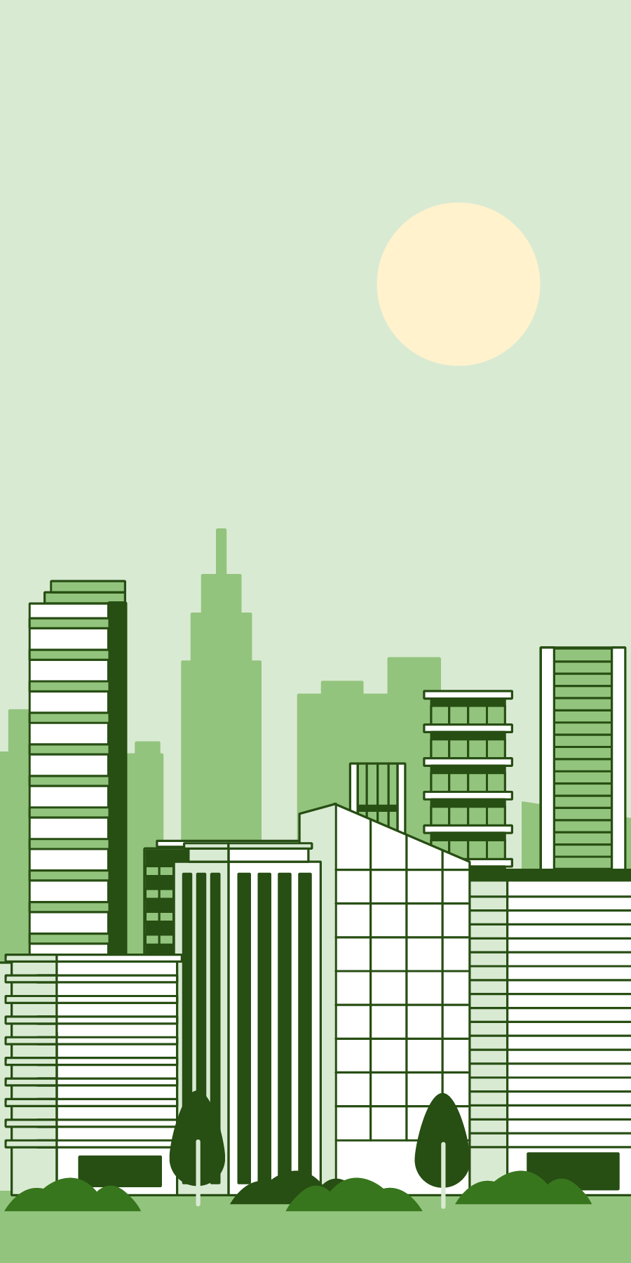 City skyline (illustration)